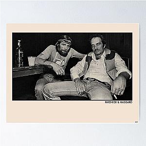 Johnny Paycheck & Merle Haggard Poster