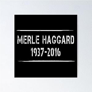 Merle Haggard 1937 2016 Music D35 Poster