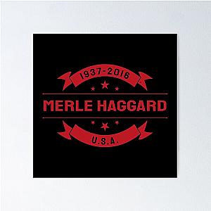 Merle Haggard USA 1937 2016 Music D80 Poster