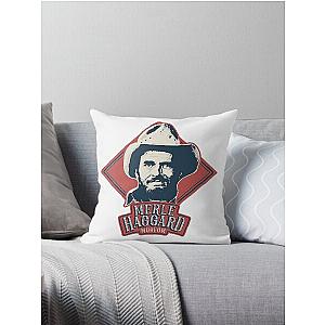 Museum Merle Haggard Throw Pillow