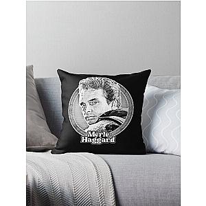 Merle Haggard Throw Pillow