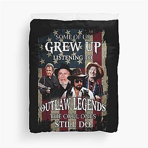 Merle Haggard Concert Duvet Cover