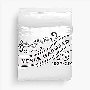 Merle Haggard 1937 - 2016 Music D18 Duvet Cover