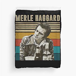 Vintage Merle Haggard Music Retro Essential  Duvet Cover