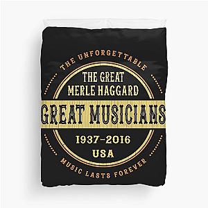 Merle Haggard USA 1937 2016 Music D89 Duvet Cover