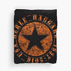 Merle Haggard 1937 - 2016 USA Music D14 Duvet Cover