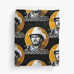 Retro Merle Haggard Gold Design  Duvet Cover