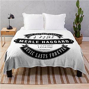 Merle Haggard Music D17 Throw Blanket