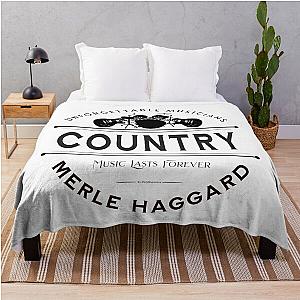 Merle Haggard Music D15 Throw Blanket