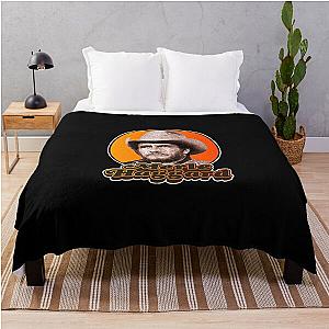 Retro Merle Haggard Legend Design  Throw Blanket