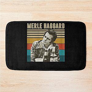 Vintage Merle Haggard Music Retro Essential  Bath Mat