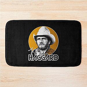 Retro Merle Haggard Gold Design  Bath Mat