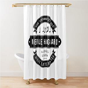 Merle Haggard Music D17 Shower Curtain