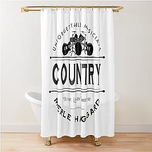 Merle Haggard Music D15 Shower Curtain