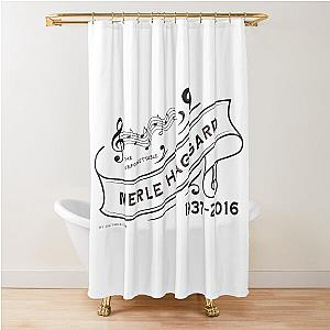 Merle Haggard 1937 - 2016 Music D18 Shower Curtain