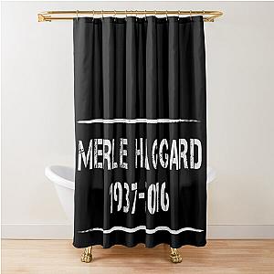 Merle Haggard 1937 2016 Music D35 Shower Curtain