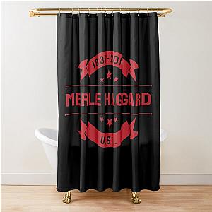 Merle Haggard USA 1937 2016 Music D80 Shower Curtain