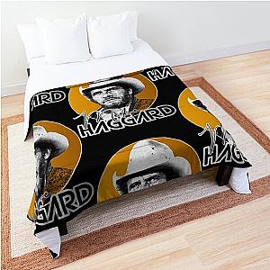 Retro Merle Haggard Gold Design  Comforter