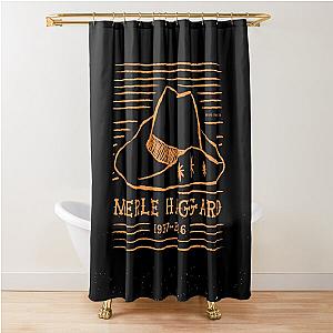 Merle Haggard 1937 - 2016 Country music D44 Shower Curtain