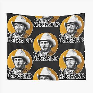 Retro Merle Haggard Gold Design  Tapestry