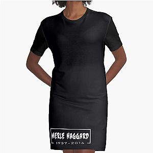 Merle Haggard 1937 2016 Music D72 Graphic T-Shirt Dress