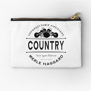 Merle Haggard Music D15 Zipper Pouch