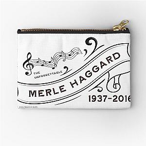 Merle Haggard 1937 - 2016 Music D18 Zipper Pouch