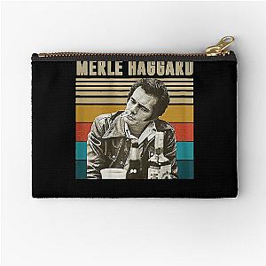 Vintage Merle Haggard Music Retro Essential  Zipper Pouch