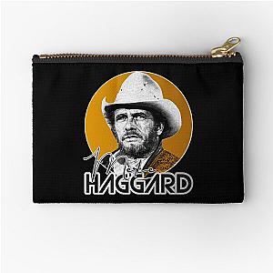 Retro Merle Haggard Gold Design  Zipper Pouch