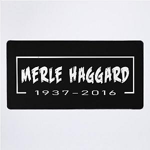 Merle Haggard 1937 2016 Music D72 Desk Mat