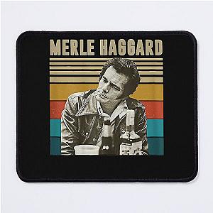 Vintage Merle Haggard Music Retro Essential  Mouse Pad