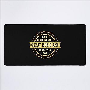 Merle Haggard USA 1937 2016 Music D89 Desk Mat