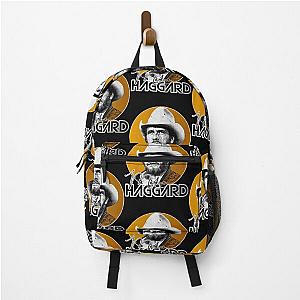 Retro Merle Haggard Gold Design  Backpack