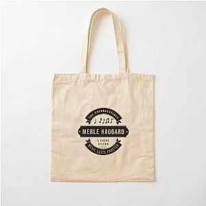 Merle Haggard Music D17 Cotton Tote Bag