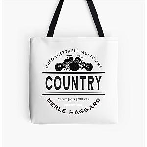 Merle Haggard Music D15 All Over Print Tote Bag