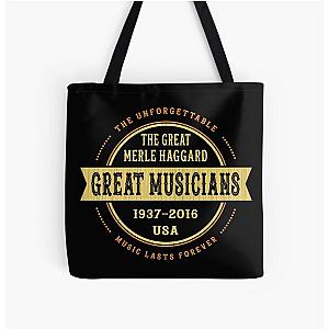 Merle Haggard USA 1937 2016 Music D89 All Over Print Tote Bag