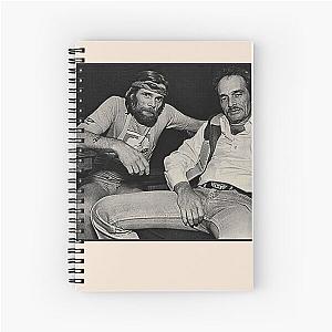 Johnny Paycheck & Merle Haggard Spiral Notebook