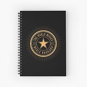 Merle Haggard 1937 2016 Music D30 Spiral Notebook