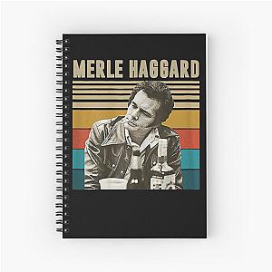 Vintage Merle Haggard Music Retro Essential  Spiral Notebook