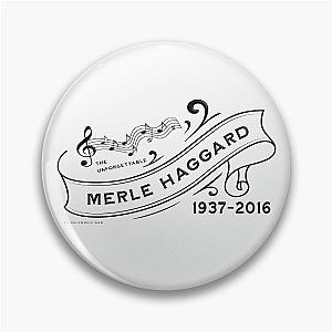 Merle Haggard 1937 - 2016 Music D18 Pin