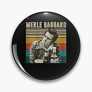 Vintage Merle Haggard Music Retro Essential  Pin