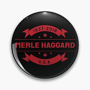 Merle Haggard USA 1937 2016 Music D80 Pin