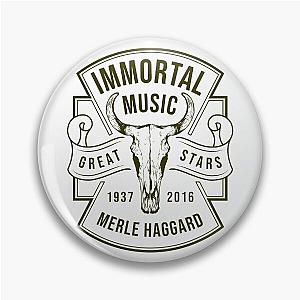 Merle Haggard 1937 - 2016 Music D2 Pin