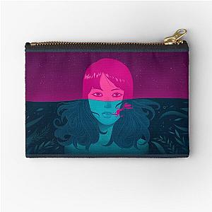 Misterious mermaid girl under sea Zipper Pouch