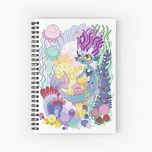 Anemone Mermaid Spiral Notebook