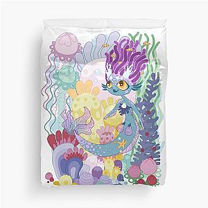 Anemone Mermaid Duvet Cover