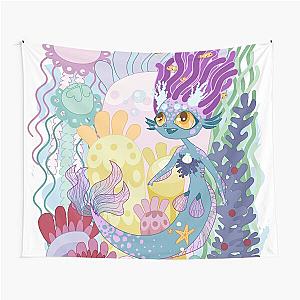 Anemone Mermaid Tapestry