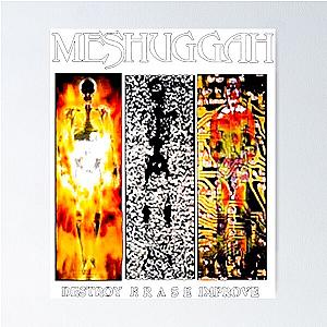 Meshuggah Band Destroy Erase Improve 2022 Classic  Poster