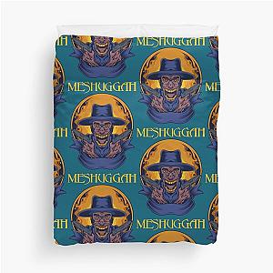 Day Gift For Purple Meshuggah 80s Metal Funny Graphic Gift Duvet Cover