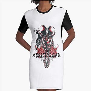 Meshuggah Lovers Skull Djent Band Metal Graphic T-Shirt Dress